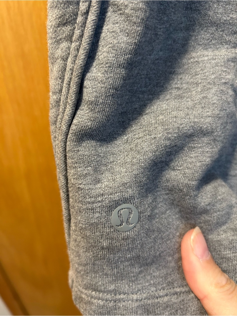Lululemon Gray Drawstring Shorts - Picture 2 of 3